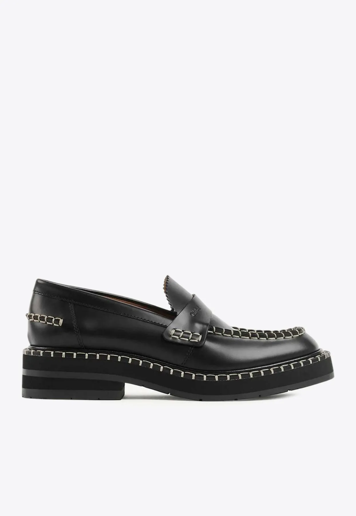 Noua Leather Flat Loafers
