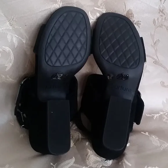 Nurture Block Heel Sandals 5.5 Brand New