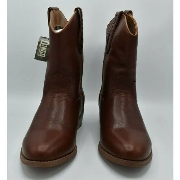 NWB Dingo Mens Size 11.5 D Brandy 9&quot; Lefty Pull On Leather Western Boots DI 212