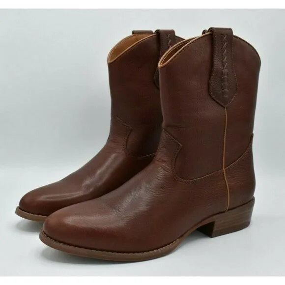 NWB Dingo Mens Size 11.5 D Brandy 9&quot; Lefty Pull On Leather Western Boots DI 212