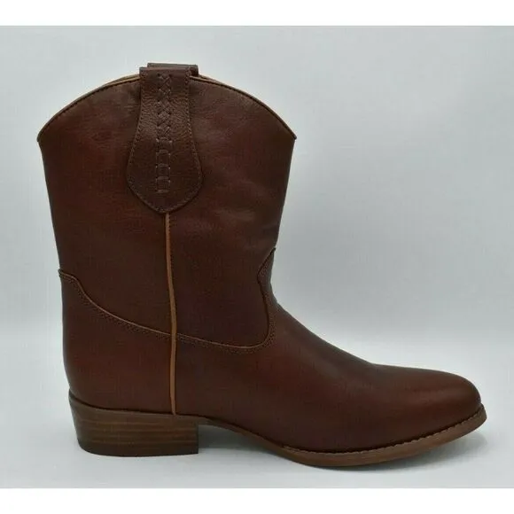NWB Dingo Mens Size 11.5 D Brandy 9&quot; Lefty Pull On Leather Western Boots DI 212