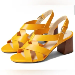 NWOB COLE HAAN JAMIE SANDALS RADIEN YELLOW