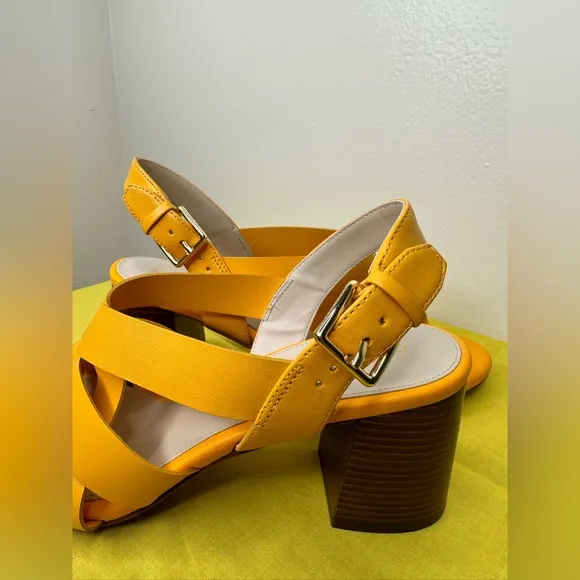 NWOB COLE HAAN JAMIE SANDALS RADIEN YELLOW