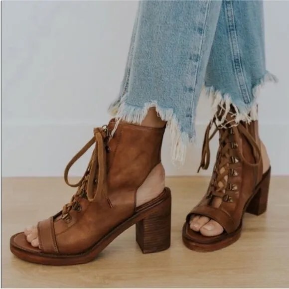 NWOB Free People City Of Lights Heels Size 9