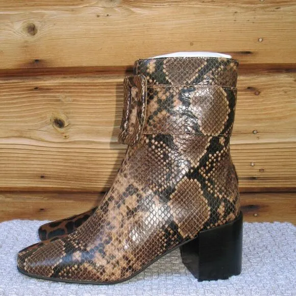 NWOB Jeffrey Campbell Godard Dual Animal Print Boots 5