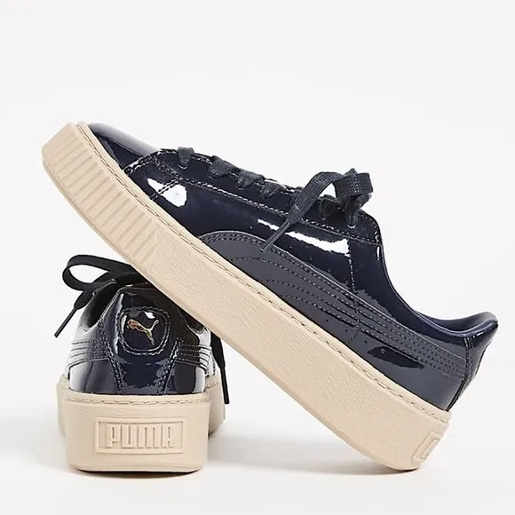 NWOB Puma Basket Navy Sneakers