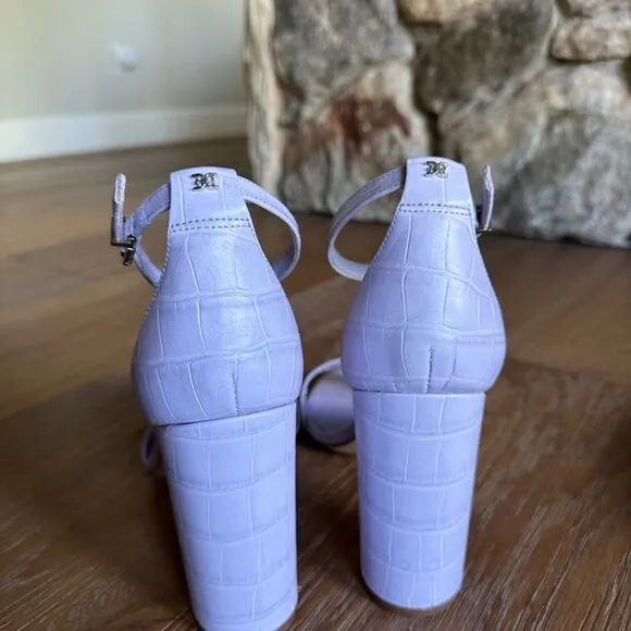 NWOB SAM EDELMAN Yaro Strappy High Heel Sandals In Lilac