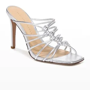 NWOB VERONICA BEARDAvita Metallic Cage Slide Sandals Sz 5.