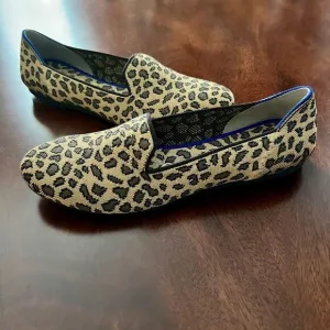NWOB Women's Rothy's Animal Leopard Cheetah Print Flats Loafers Shoes Size 7