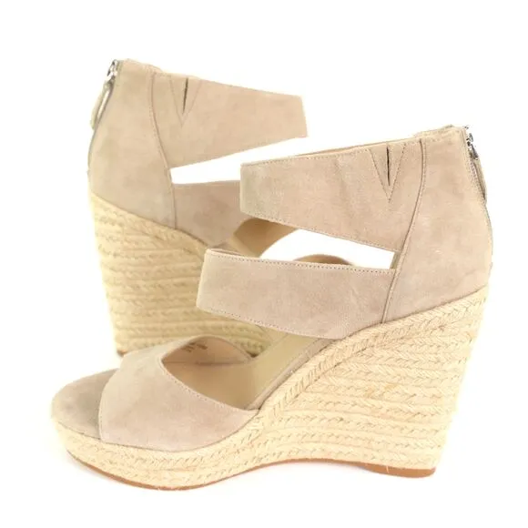 NWOT Botkier New York Julian Leather Wedge Sandals size 10