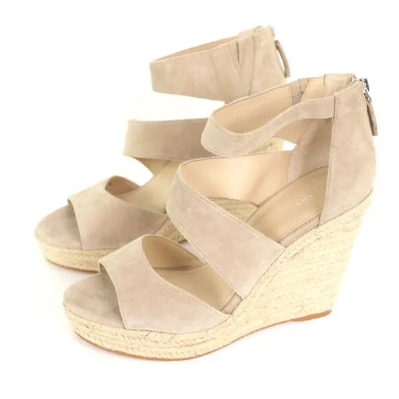 NWOT Botkier New York Julian Leather Wedge Sandals size 10