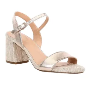 NWOT Cole Haan Josie Metallic Leather Block Heel Rose Gold Sandals – Sz 8.5B