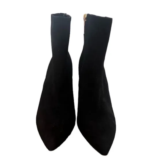 NWOT L’Agence Galena Black Suede Bootie - Sz EU41/US11