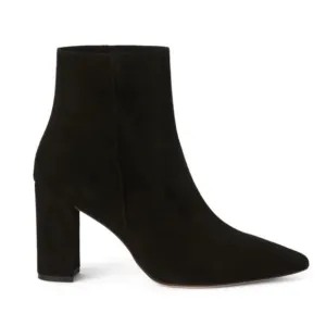 NWOT L’Agence Galena Black Suede Bootie - Sz EU41/US11