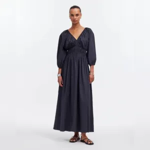 NWOT Madewell V-Neck Balloon-Sleeve Maxi Dress Size 8