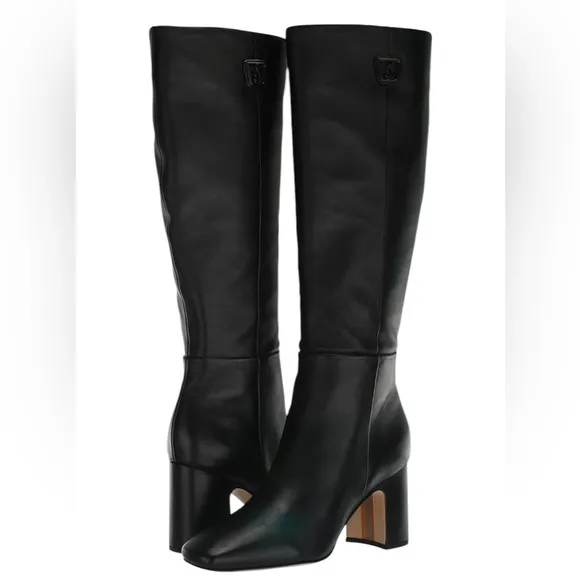 NWOT Sam Edelman Faren Knee High Black Boots - Sz 9.5