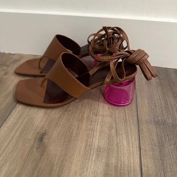 NWOT - Staud Adora Lucite Sandal