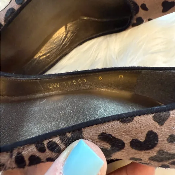 NWOT Stuart Weitzman Cheetah Calf Hair Pumps | Size 8 | Leopard Print Heels