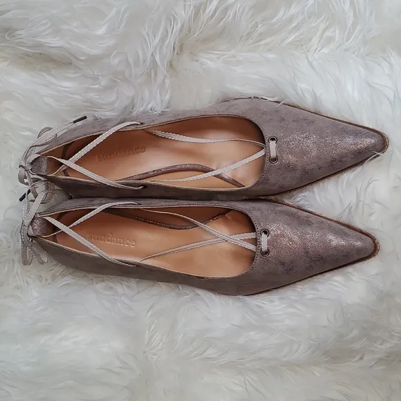 *NWOT* Sundance Odelle lace detail heels