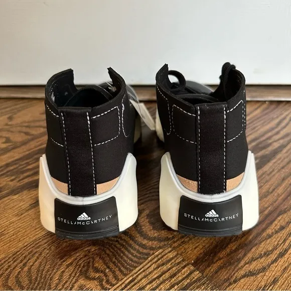NWT adidas Stella McCartney Treino Mid Platform Shoes FX1955 Black