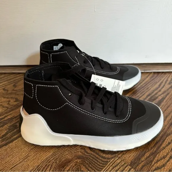 NWT adidas Stella McCartney Treino Mid Platform Shoes FX1955 Black