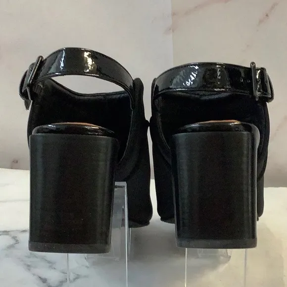 NWT Donald Pliner Penny High Heel Sandals Black Size 5.5