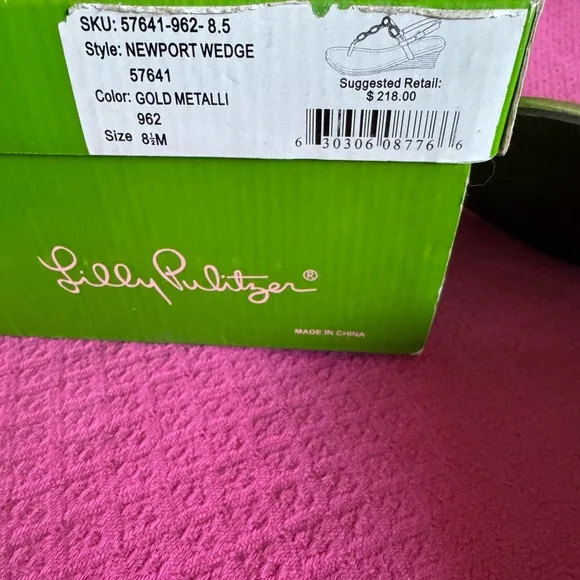NWT in box Newport Wedge Lilly Pulitzer sandal