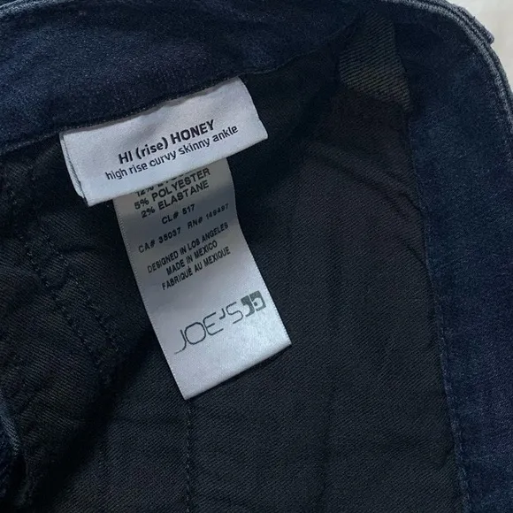 NWT Joe’s Jeans Honey Curvy High Rise Skinny Jeans