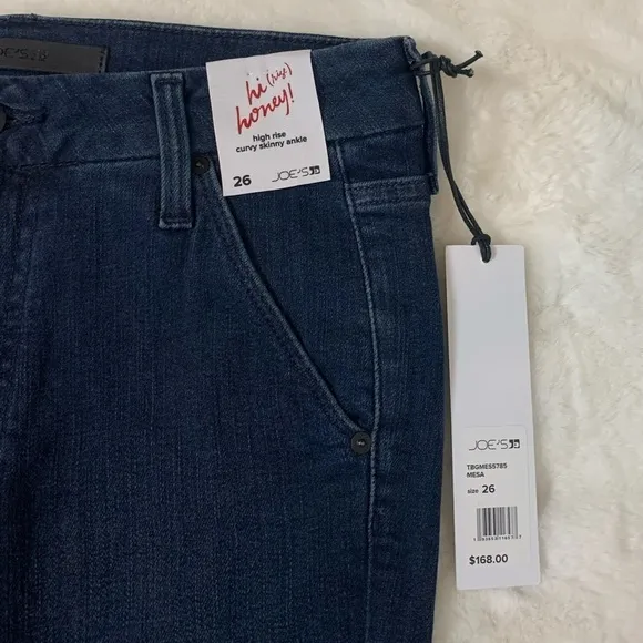 NWT Joe’s Jeans Honey Curvy High Rise Skinny Jeans