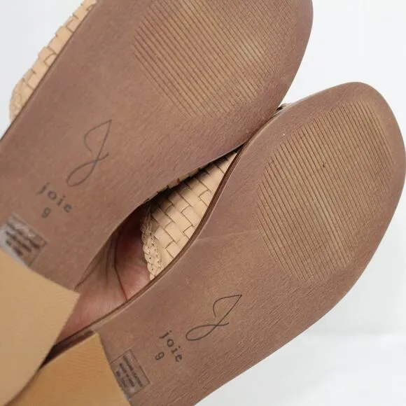 NWT Joie Genuine Leather Low Sandals Size 9