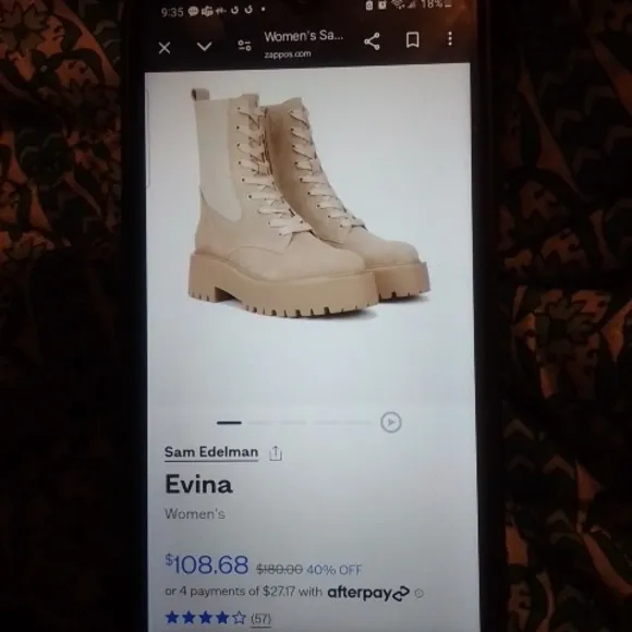 NWT NIB Sam Edelman Evina Boots