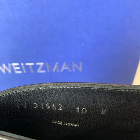NWT Stuart Weitzman Black Ankle Boots 10