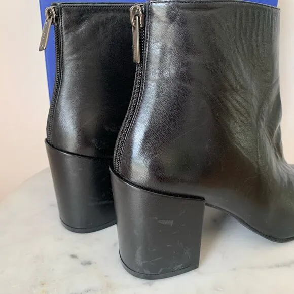 NWT Stuart Weitzman Black Ankle Boots 10