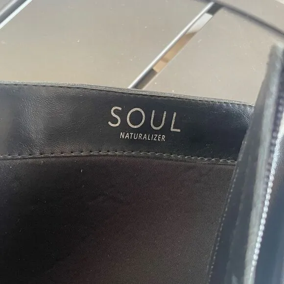 NWT Soul Naturalizer Twinkle Knee High Block Heel Black Women’s Boots Size 6M