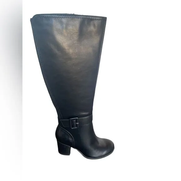 NWT Soul Naturalizer Twinkle Knee High Block Heel Black Women’s Boots Size 6M