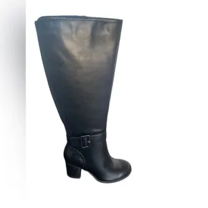 NWT Soul Naturalizer Twinkle Knee High Block Heel Black Women’s Boots Size 6M