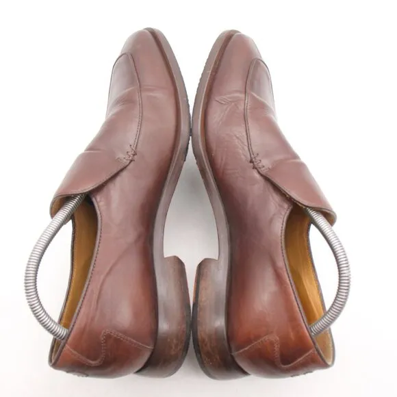 Oliver Sweeney Italy Men's UK 8 Brown Leather Slip On Loafers Shoes