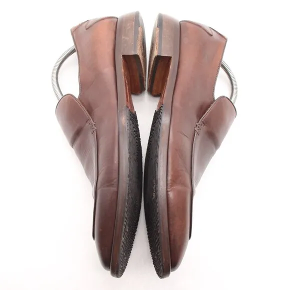 Oliver Sweeney Italy Men's UK 8 Brown Leather Slip On Loafers Shoes