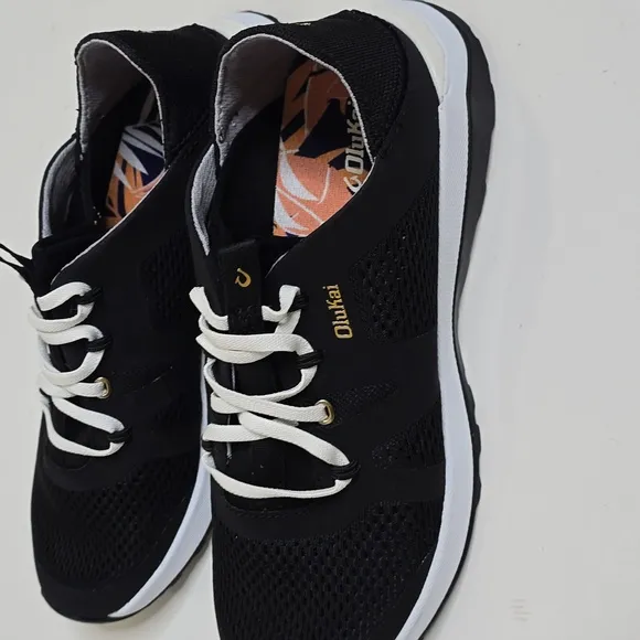OluKai Huia Athletic Sneaker Women's Black 8
