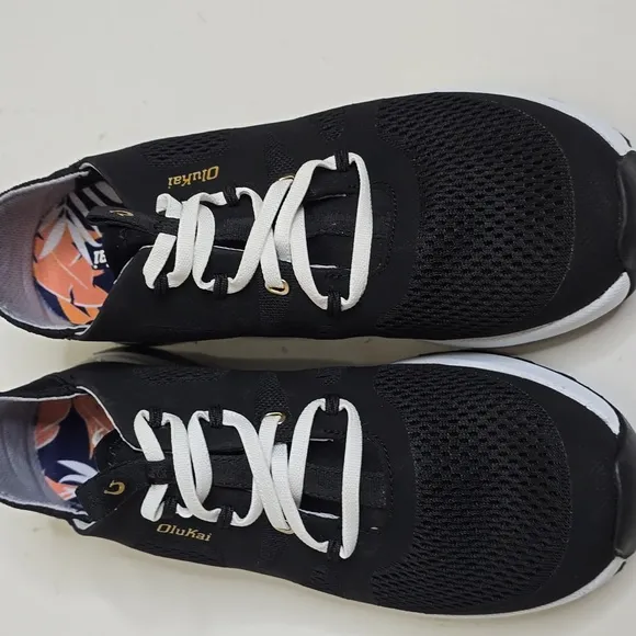 OluKai Huia Athletic Sneaker Women's Black 8