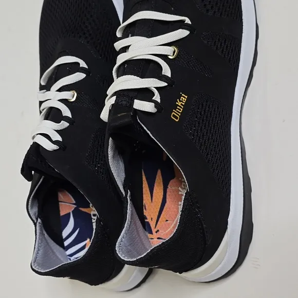 OluKai Huia Athletic Sneaker Women's Black 8