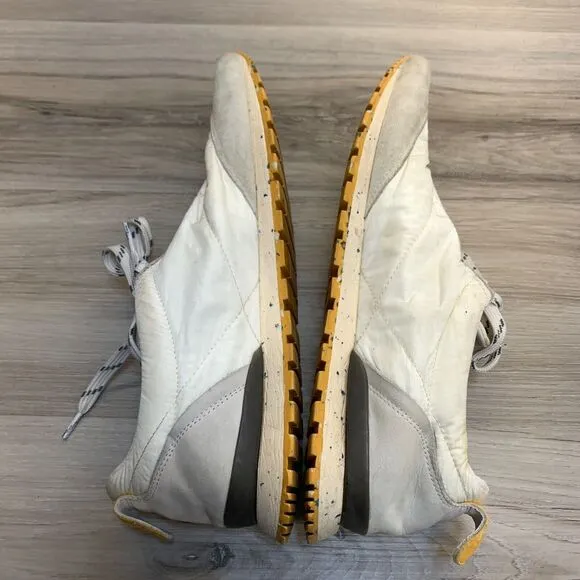 Oncept Tokyo White Cloud Sneakers Speckled Sole Lace-Up Casual Shoes Size 8