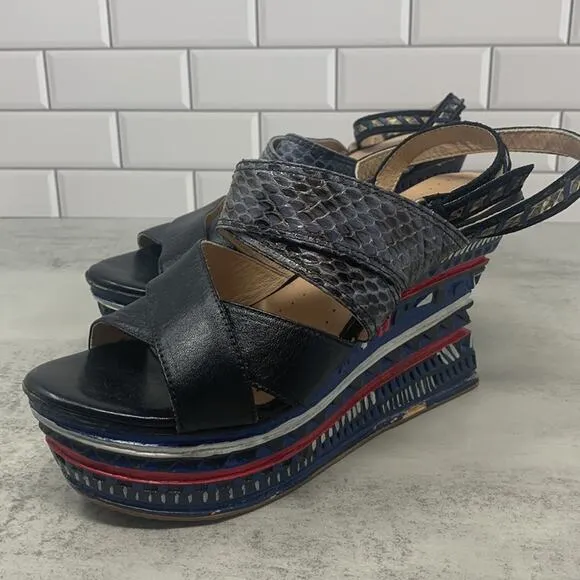Opening Ceremony Multi Colored Wedge Sandals