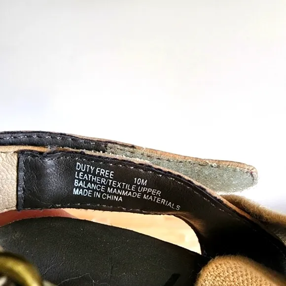 OTBT Duty Free Sandals (Size 10)