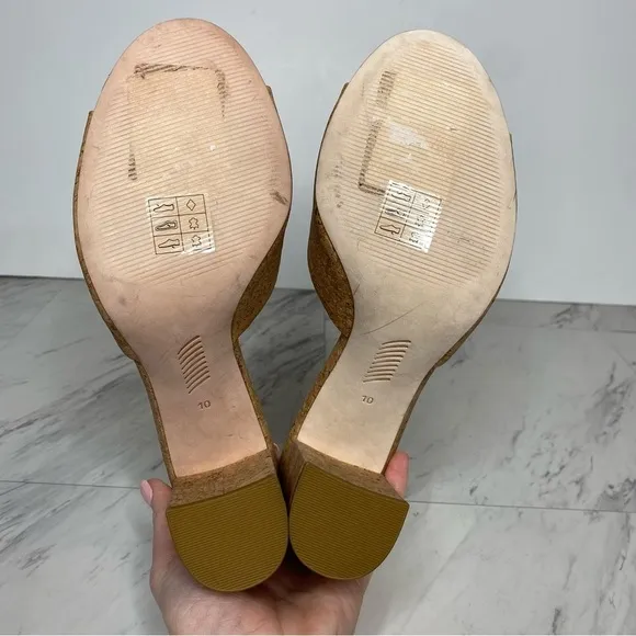 Paige Sloane Cork Heeled Sandal 10