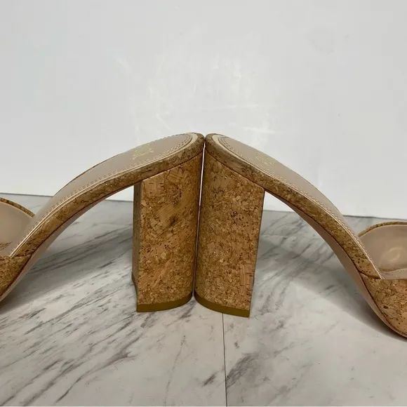 Paige Sloane Cork Heeled Sandal 10