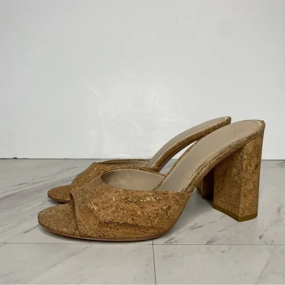 Paige Sloane Cork Heeled Sandal 10