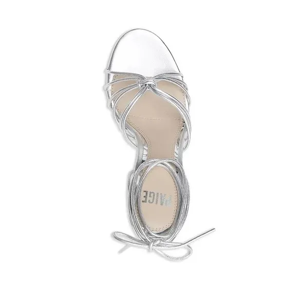 PAIGE Viola Ankle Tie Strappy High Heel Sandals 7