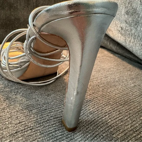 PAIGE Viola Ankle Tie Strappy High Heel Sandals 7