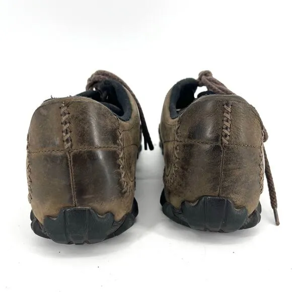 Patagonia Men's Cabot Velvet Brown Leather Lace-Up Casual Shoes 9.5 Vibram Soles